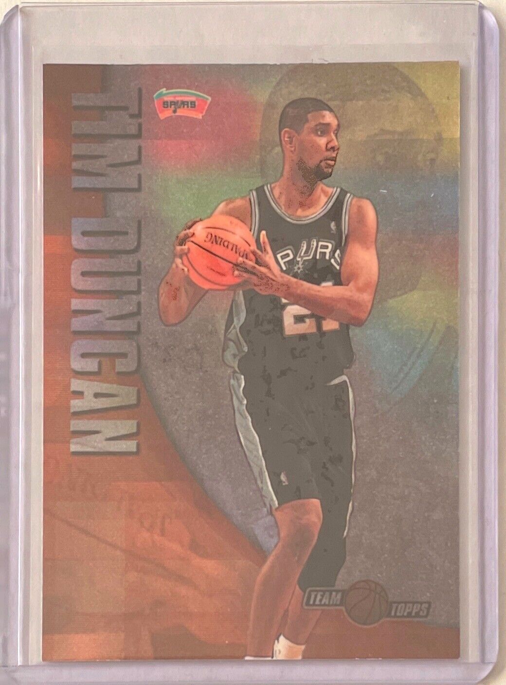 TIM DUNCAN 2001-02 TOPPS TEAM TOPPS #TT2
