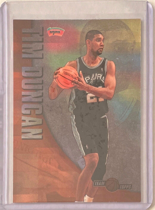 TIM DUNCAN 2001-02 TOPPS TEAM TOPPS #TT2