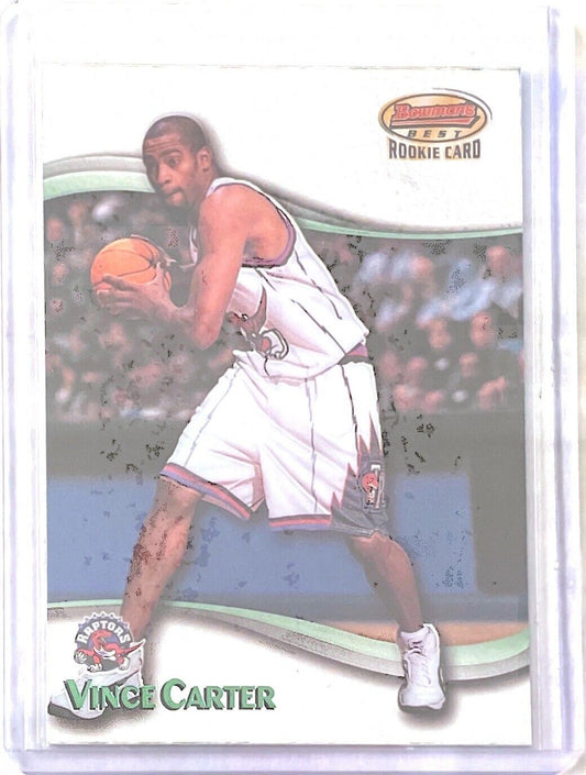 VINCE CARTER 1998-99 BOWMAN'S BEST ROOKIE RC #105