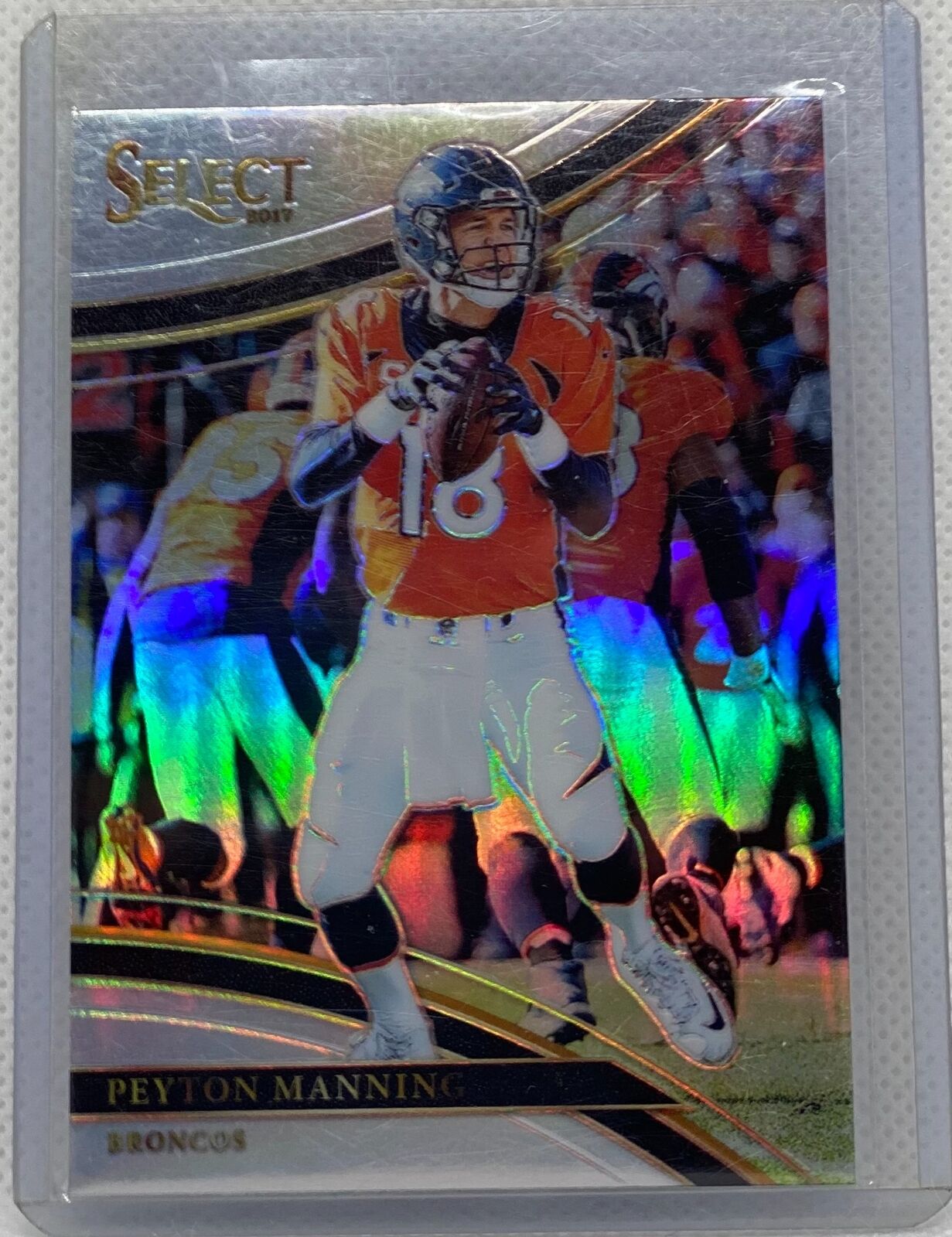 PEYTON MANNING 2017 PANINI SELECT SILVER FIELD LEVEL PRIZM #297