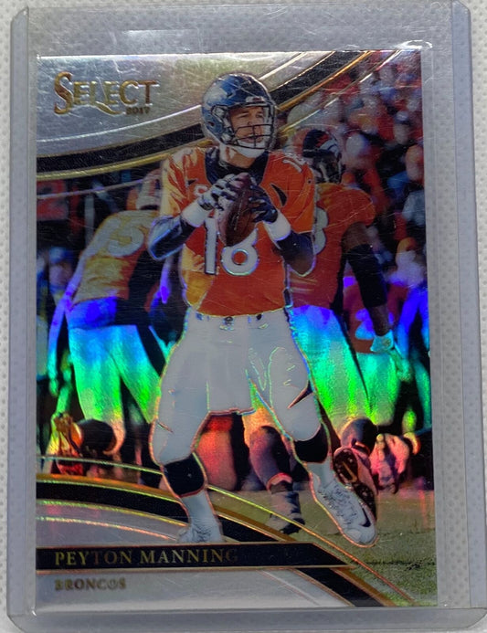 PEYTON MANNING 2017 PANINI SELECT SILVER FIELD LEVEL PRIZM #297