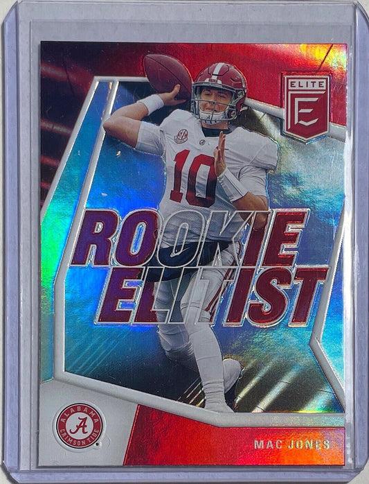 MAC JONES 2021 PANINI DONRUSS ELITE ROOKIE ELITIST ROOKIE RC #RE5