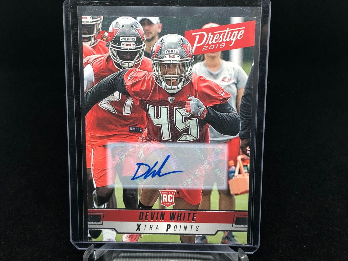 DEVIN WHITE 2019 PANINI PRESTIGE XTRA POINTS AUTO RC # 241