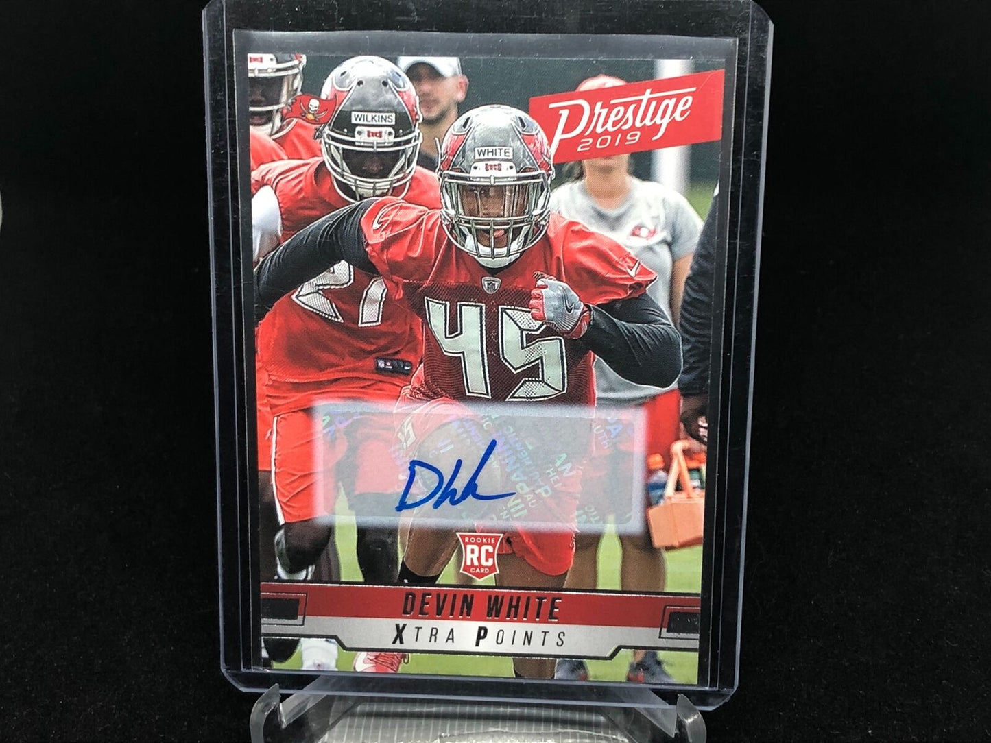 DEVIN WHITE 2019 PANINI PRESTIGE XTRA POINTS AUTO RC # 241