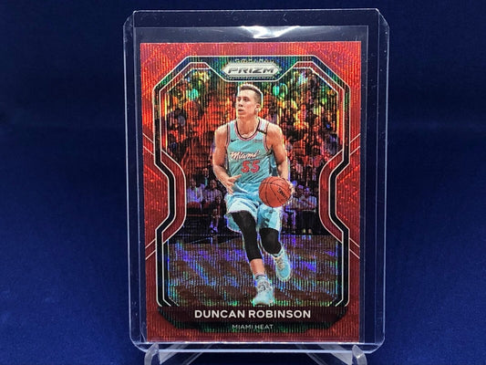 DUNCAN ROBINSON 2020-21 PANINI PRIZM RED RUBY WAVE PRIZMS # 181