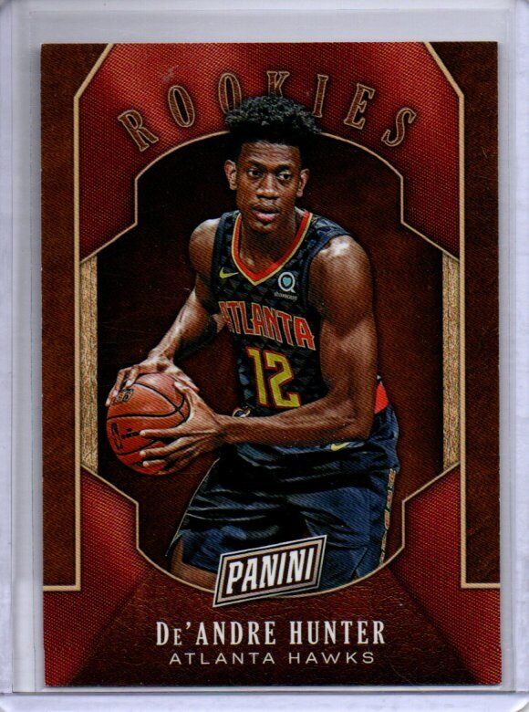 DE'ANDRE HUNTER 2019-20 PANINI BLACK FRIDAY TRUE ROOKIE RC #4