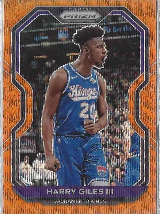 HARRY GILES 2020-21 PANINI PRIZM ORANGE WAVE PRIZMS #D 30/60