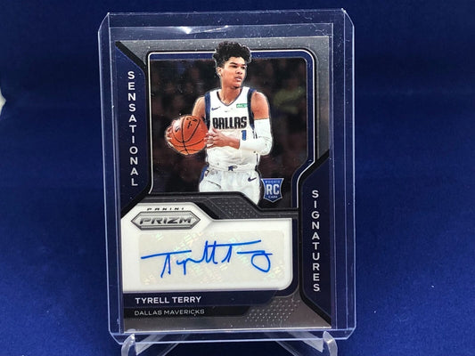 TYRELL TERRY 2020-21 PANINI PRIZM SENSATIONAL SIGNATURES AUTO RC