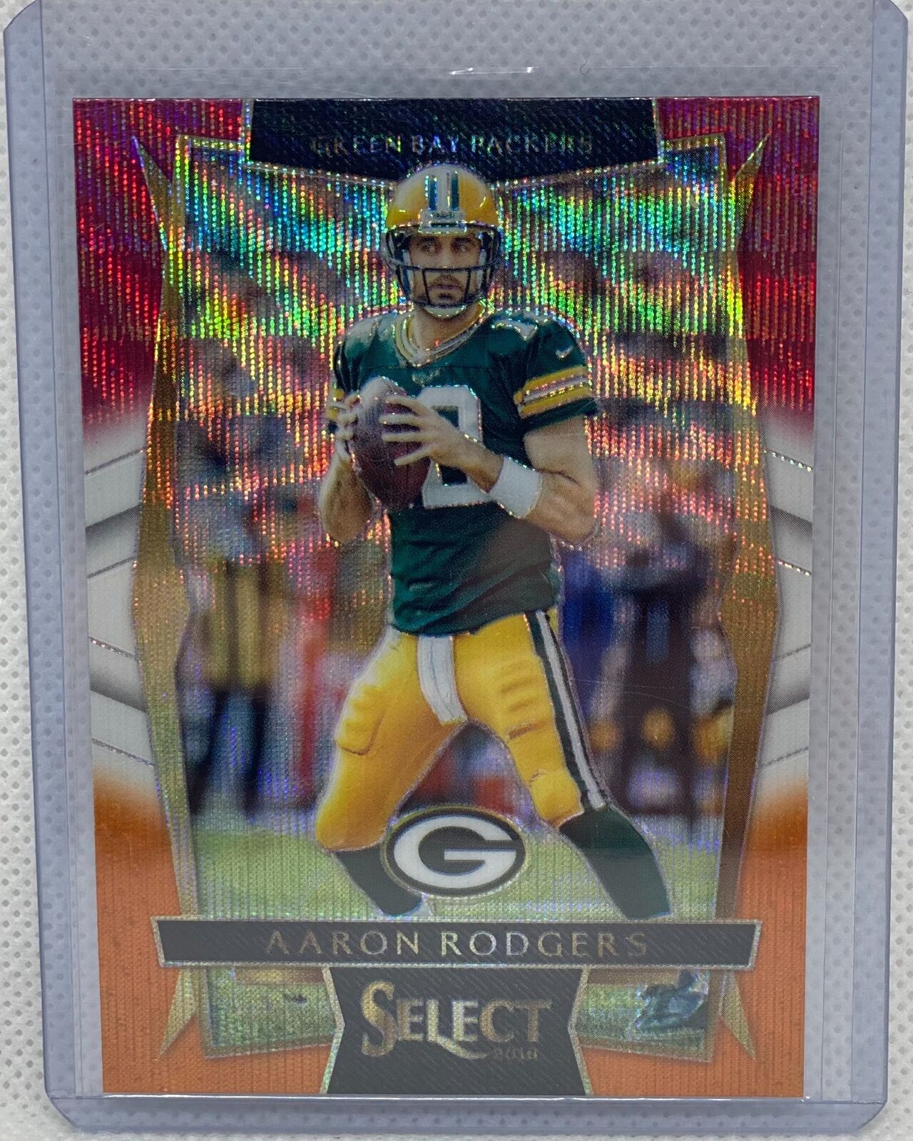 AARON RODGERS 2016 PANINI SELECT TRI-COLOR PRIZM #26