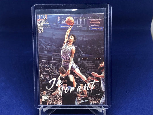 JA MORANT 2019-20 PANINI CHRONICLES LUMINANCE "THE DUNK" RC # 165