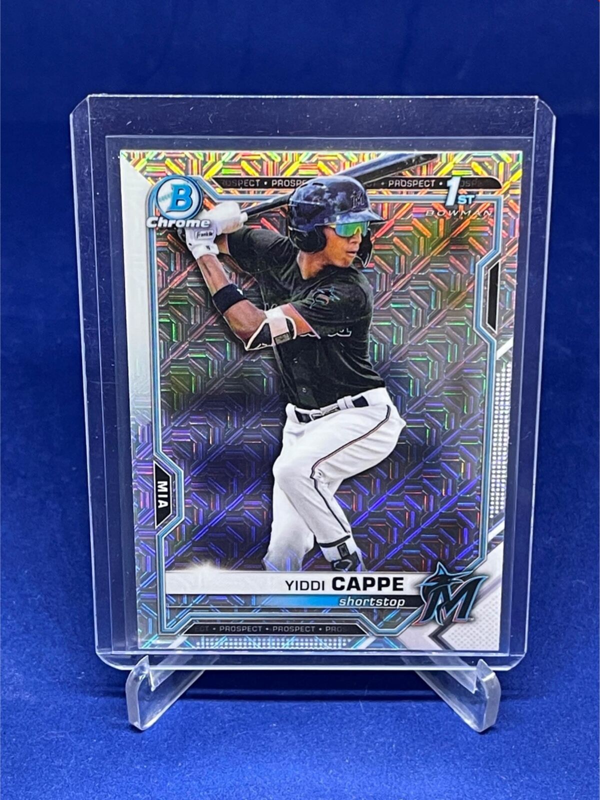 YIDDI CAPPE 2021 TOPPS BOWMAN CHROME 1ST BOWMAN MEGA BOX REFRACTOR # 199
