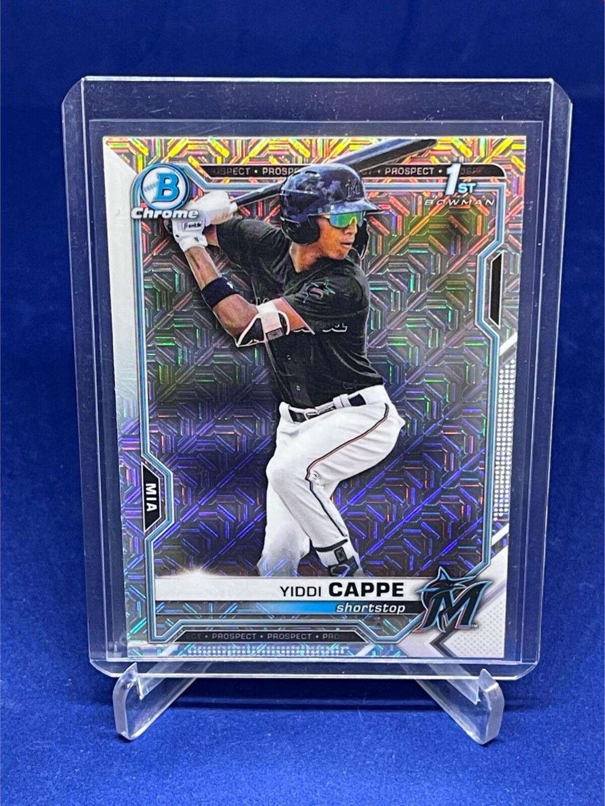 YIDDI CAPPE 2021 TOPPS BOWMAN CHROME 1ST BOWMAN MEGA BOX REFRACTOR # 199