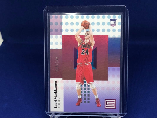 LAURI MARKKANEN 2017-18 PANINI STATUS RC #D 95/149