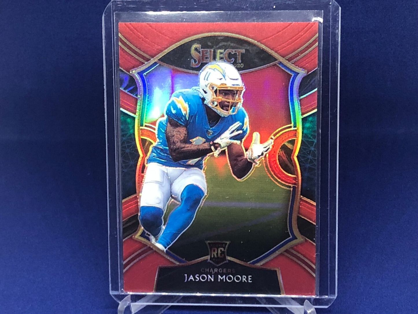 JASON MOORE 2020 PANINI SELECT CONCOURSE RED PRIZM RC ROOKIE #D 38/99
