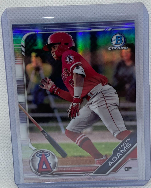 JORDYN ADAMS 2019 TOPPS BOWMAN CHROME PROSPECT REFRACTOR #BDC-158