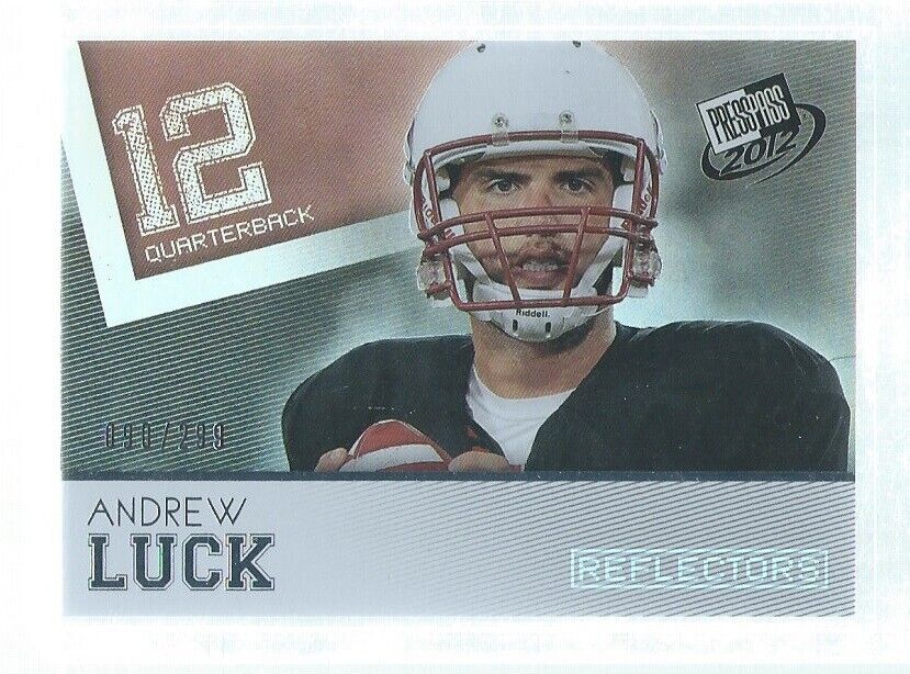 ANDREW LUCK 2012 PRESS PASS REFLECTORS RC #D 90/299