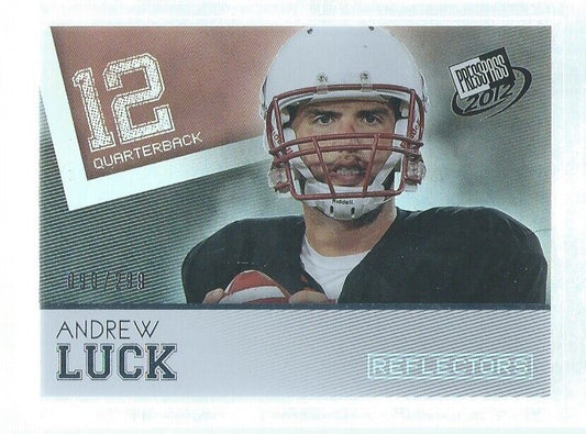 ANDREW LUCK 2012 PRESS PASS REFLECTORS RC #D 90/299