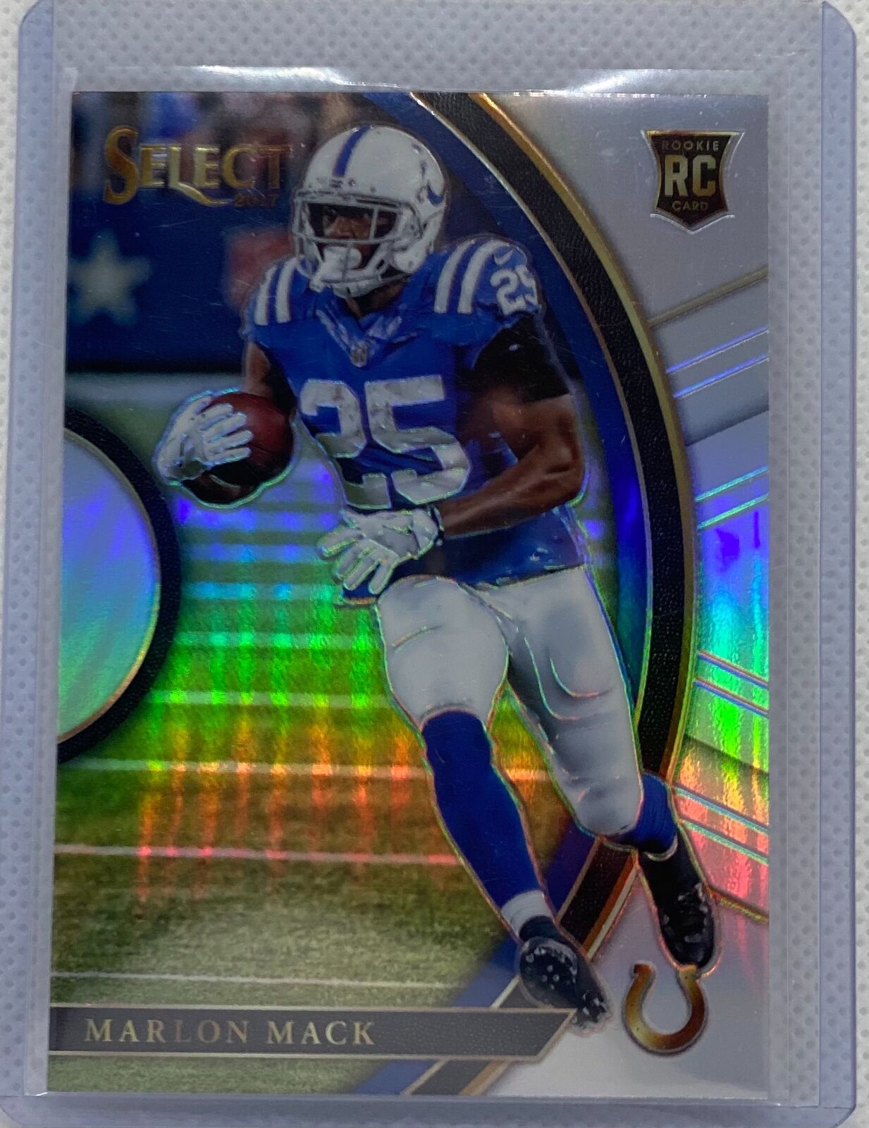 MARLON MACK 2017 PANINI SELECT SILVER PRIZM ROOKIE RC #60