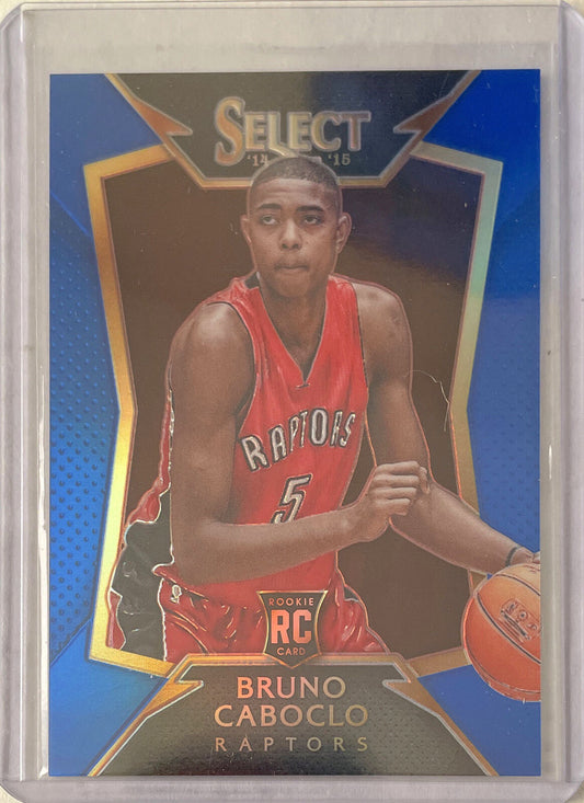 BRUNO CABOCLO 2014-15 PANINI SELECT BLUE PRIZM ROOKIE RC #D /249
