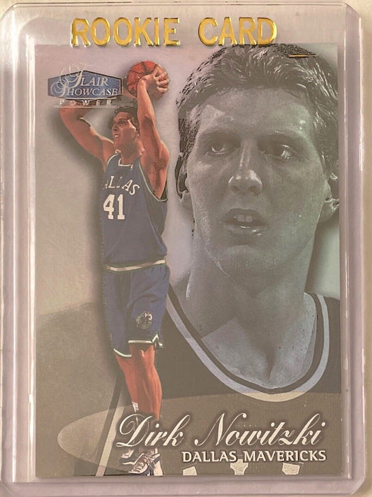 DIRK NOWITZKI 1998-99 FLEER FLAIR SHOWCASE POWER ROOKIE RC #316
