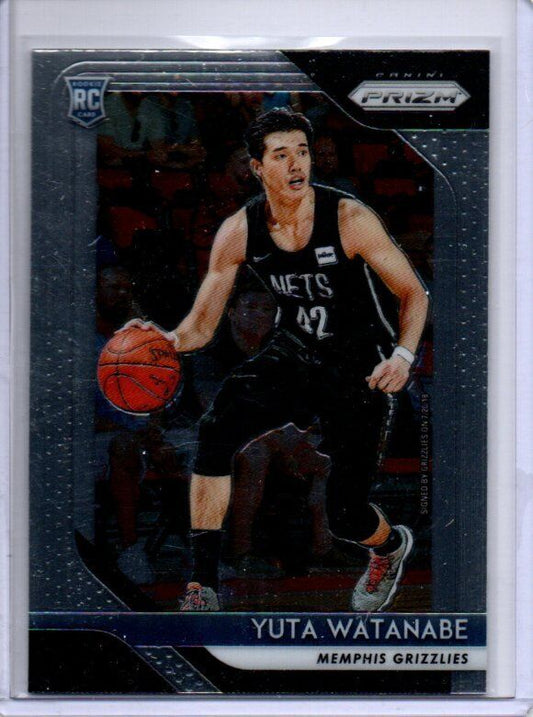 YUTA WATANABE 2018-19 PANINI PRIZM TRUE ROOKIE RC #146