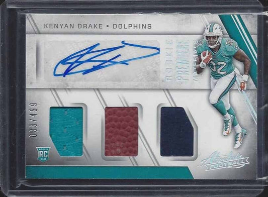 KENYAN DRAKE 2016 ABSOLUTE RPM TRIPLE JERSEY AUTO RC #D 83/499