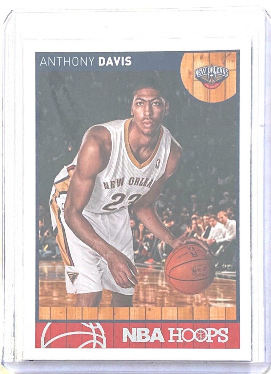 ANTHONY DAVIS 2013-14 PANINI HOOPS RED BACK #157