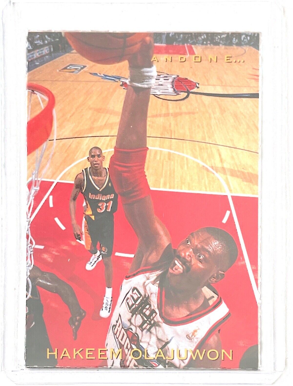 HAKEEM OLAJUWON 1997-98 SKYBOX PREMIUM AND ONE SP #2