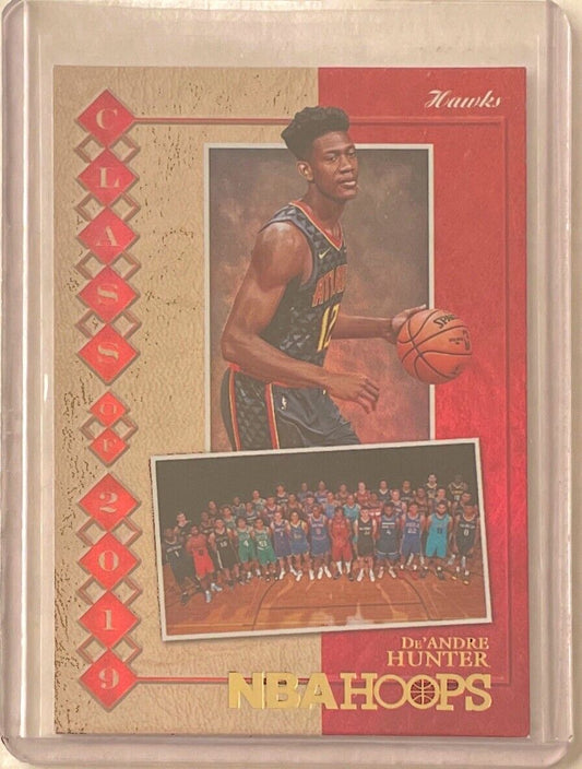DE'ANDRE HUNTER 2019-20 PANINI HOOPS CLASS OF 2019 HOLO ROOKIE RC #11