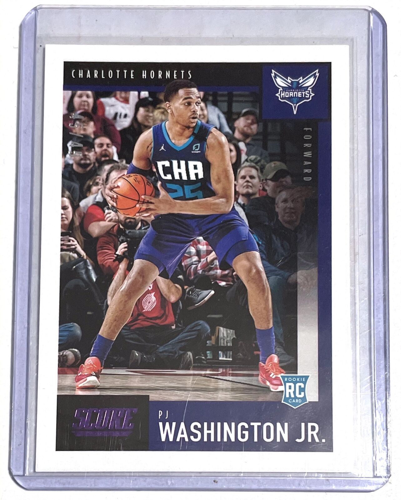 PJ WASHINGTON JR. 2019-20 PANINI CHRONICLES SCORE PURPLE ROOKIE RC #D 45/49