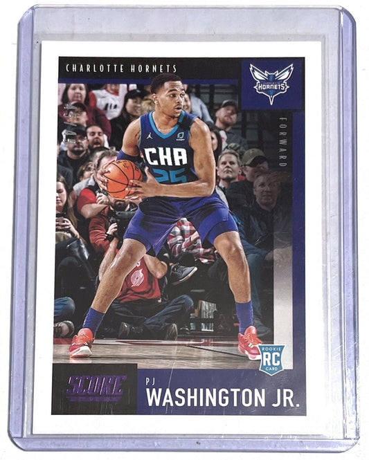 PJ WASHINGTON JR. 2019-20 PANINI CHRONICLES SCORE PURPLE ROOKIE RC #D 45/49