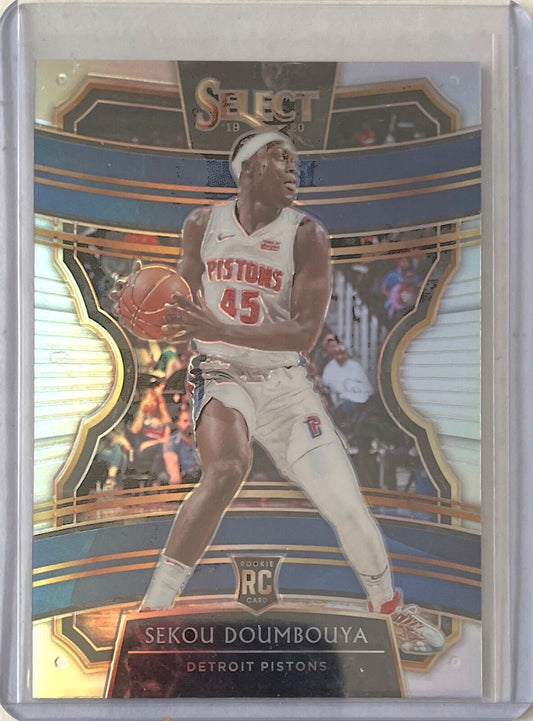 SEKOU DOUMBOUYA 2019-20 SELECT CONCOURSE SILVER PRIZM ROOKIE RC #71