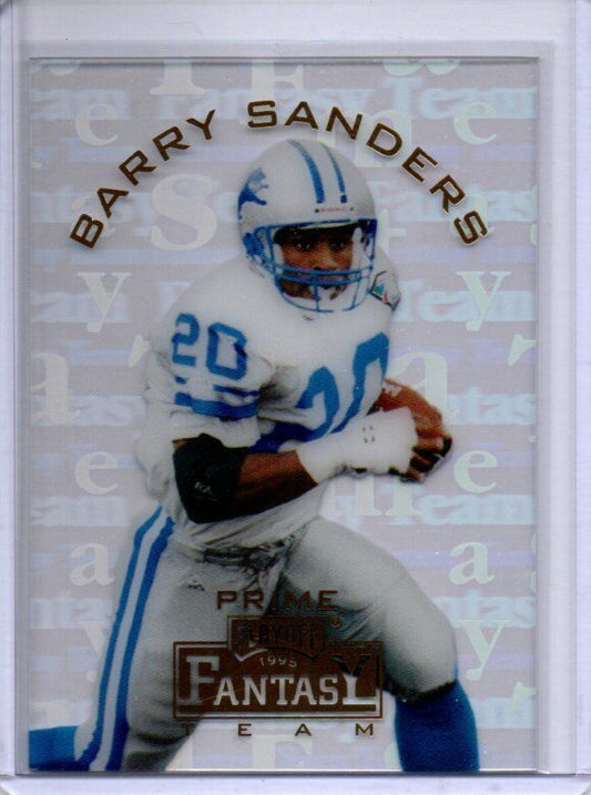 BARRY SANDERS 1995 PLAYOFF CORPS PRIME PLAYOFF FANTASY TEAM #15