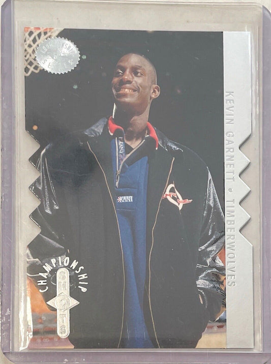 KEVIN GARNETT 1996-97 UPPER DECK SP CHAMPIONSHIP SERIES SHOTS DIE-CUT #S9