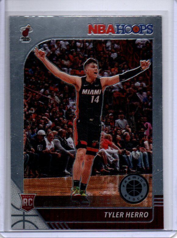 TYLER HERRO 2019-20 PANINI NBA HOOPS PREMIUM STOCK TRUE ROOKIE RC #210