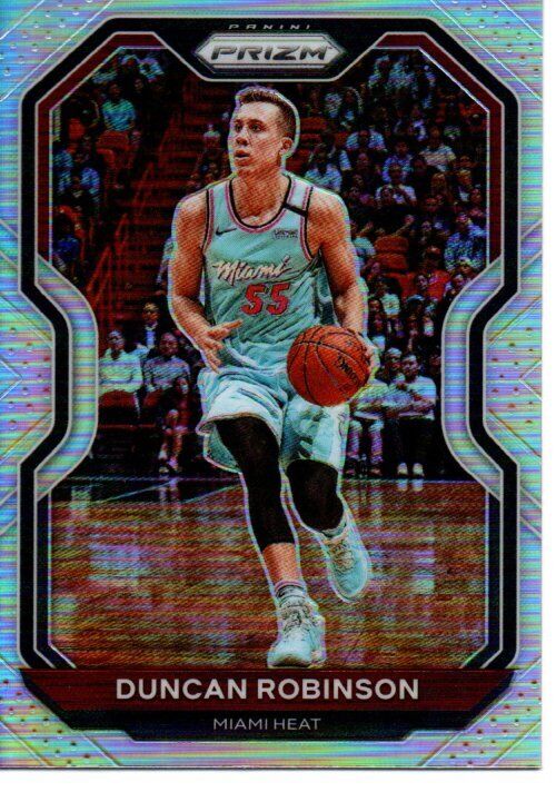 DUNCAN ROBINSON 2020-21 PANINI PRIZM SILVER PRIZMS #181