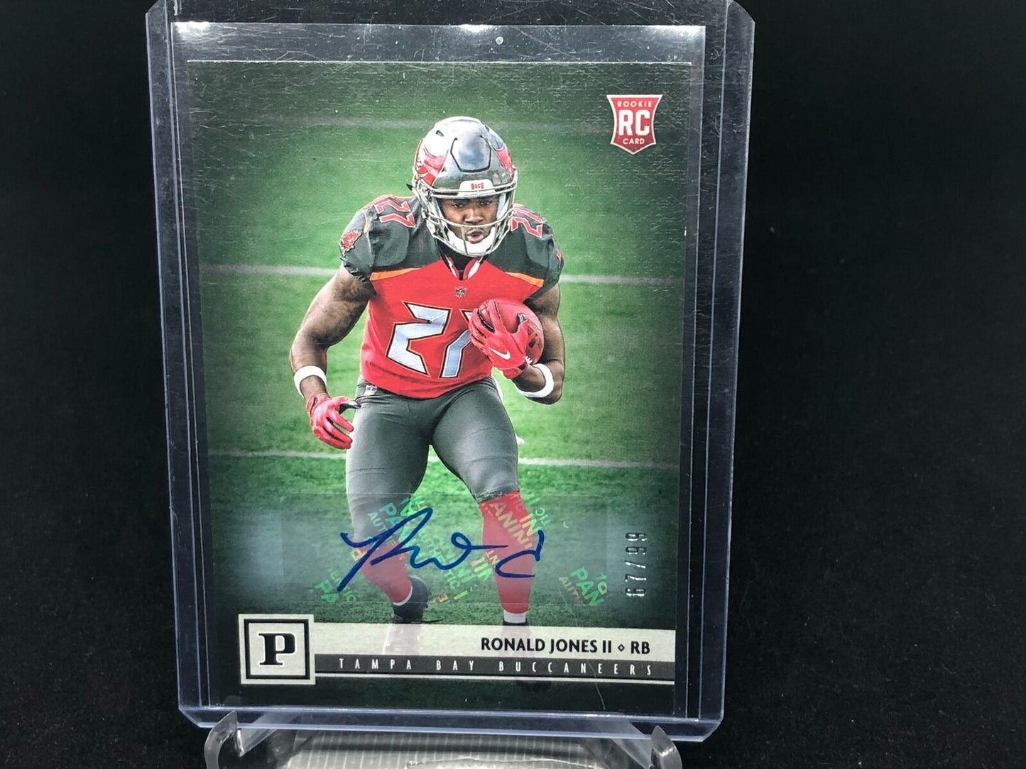 RONALD JONES II 2018 PANINI AUTO RC #D 67/99