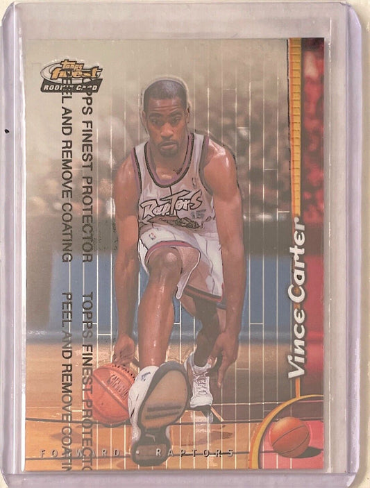 VINCE CARTER 1998-99 TOPPS FINEST ROOKIE RC #230