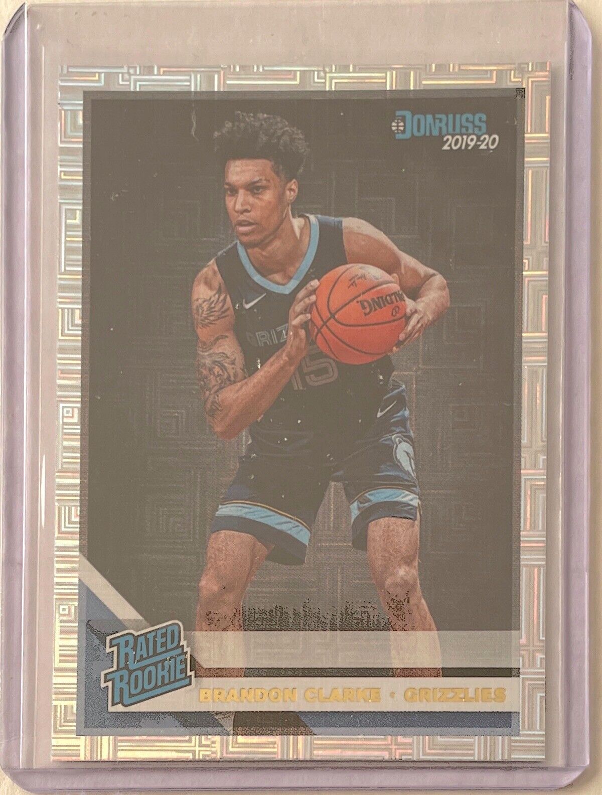 BRANDON CLARKE 2019-20 PANINI DONRUSS RATED ROOKIE INFINITE ROOKIE RC #220