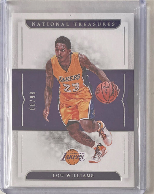 LOU WILLIAMS 2016-17 PANINI NATIONAL TREASURES BASE #D /99