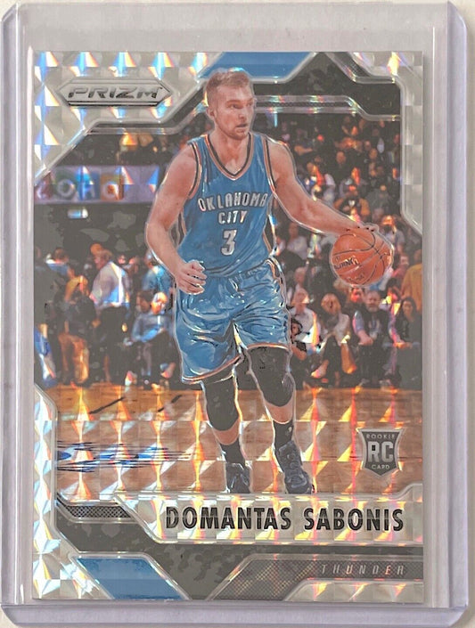 DOMANTAS SABONIS 2016-17 PANINI PRIZM SILVER MOSAIC PRIZM ROOKIE RC #25