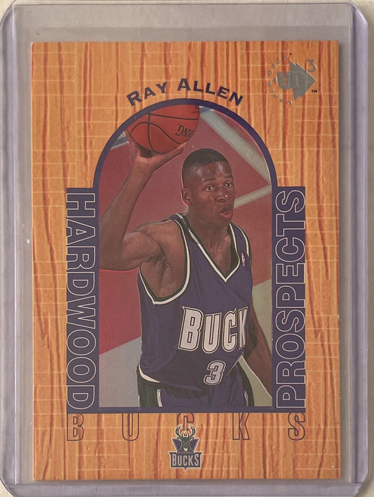 RAY ALLEN 1997-98 UPPER DECK HARDWOOD PROSPECTS ROOKIE RC #5