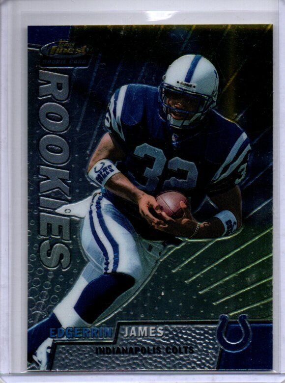 EDGERRIN JAMES 1999 TOPPS FINEST ROOKIE RC #152