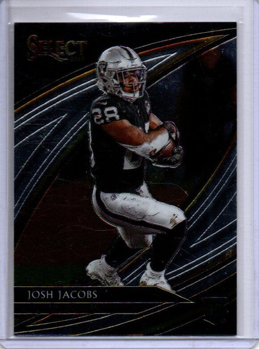 JOSH JACOBS 2019 PANINI SELECT FIELD LEVEL ROOKIE RC #208