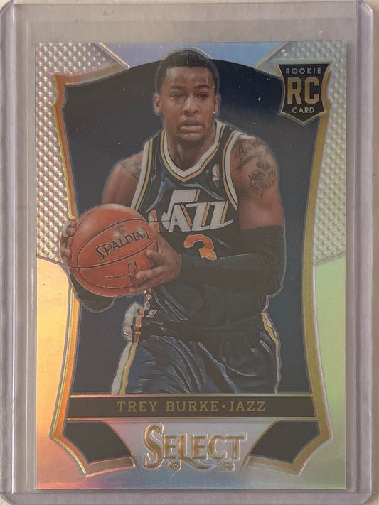 TREY BURKE 2013-14 PANINI SELECT SILVER PRIZM ROOKIE RC #180