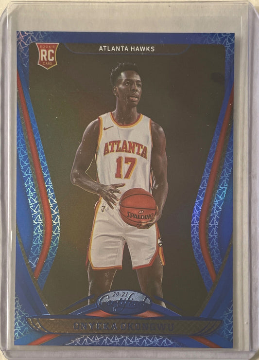 ONYEKA OKONGWU 2020-21 PANINI CERTIFIED BLUE MIRROR FOIL ROOKIE RC #195
