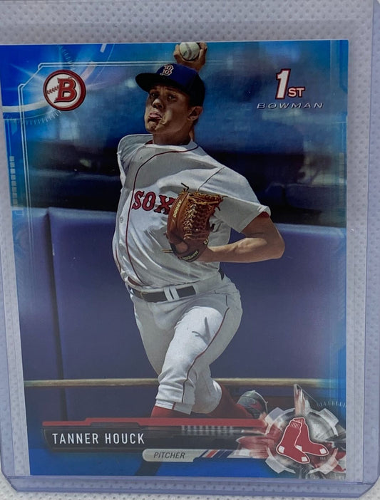 TANNER HOUCK 2017 TOPPS 1ST BOWMAN PROSPECT BLUE #D 060/150