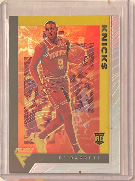 RJ BARRETT 2019-20 PANINI CHRONICLES FLUX SILVER PRIZM ROOKIE RC #581