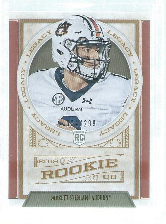 JARRETT STIDHAM 2019 PANINI LEGACY RED RC #D 34/299