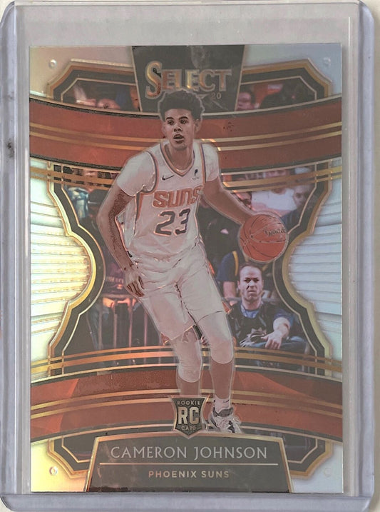 CAMERON JOHNSON 2019-20 PANINI SELECT CONCOURSE SILVER PRIZM ROOKIE RC #8